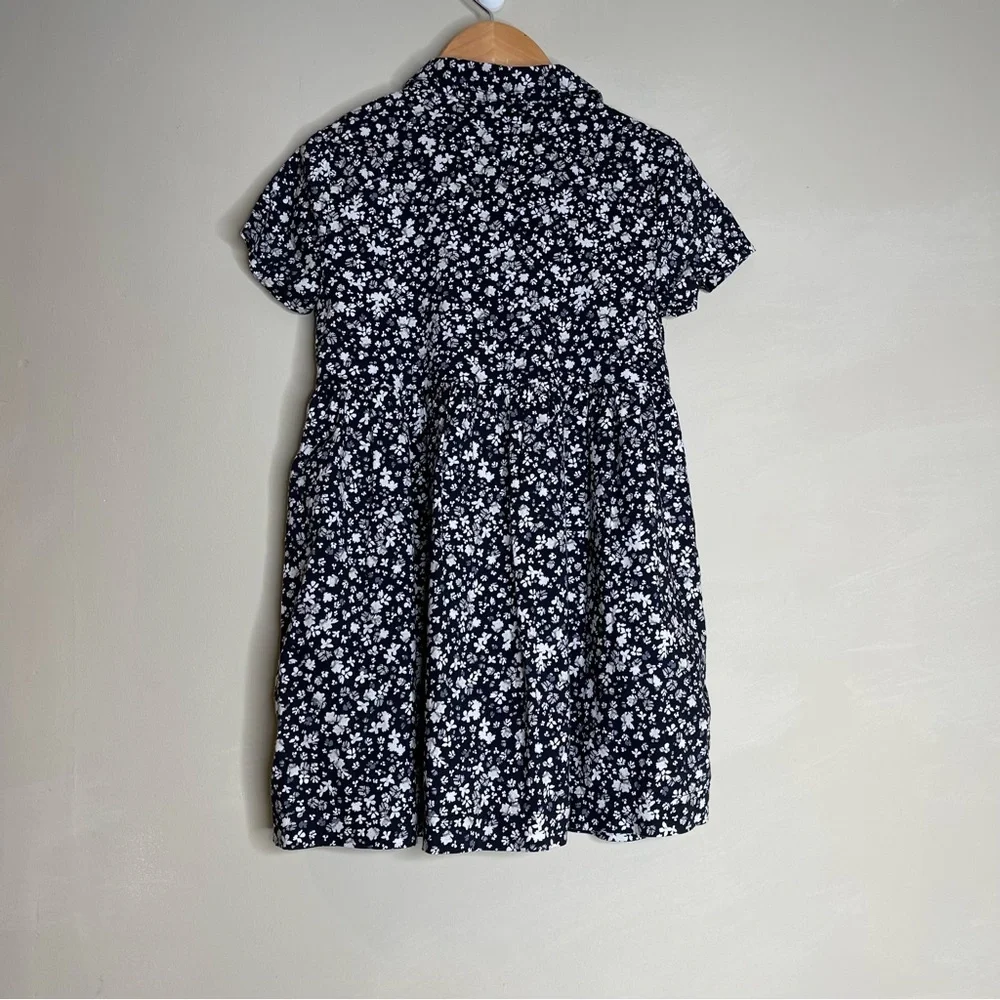 Old Navy Kids' Short-Sleeve Floral-Print Swing Dress size 5